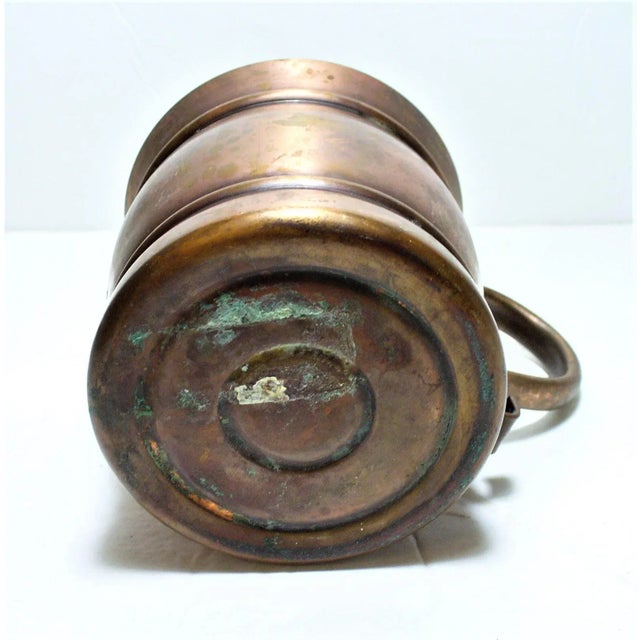1940s Vintage Copper Cup Early American Engraved With the Name Ray For Sale - Image 5 of 5