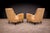 Beige Armchairs in Hardwood & Suede, Giuseppe Scapinelli, 1950s - Lot 544A For Sale - Image 8 of 11