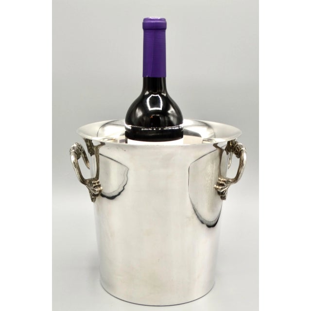 Silver Wine Cooler / Ice Bucket For Sale - Image 9 of 13