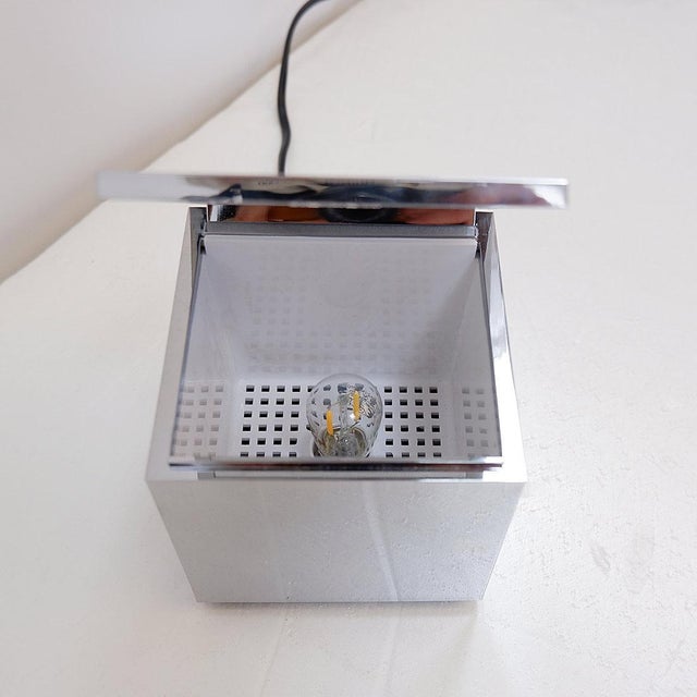 Cuboluce Cube Lamp by Franco Bettonica and Mario Melocchi for Cini & Nils, 1970s For Sale - Image 10 of 17