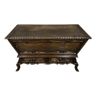 Louis XV Style Dough Kneading Tub in Walnut For Sale