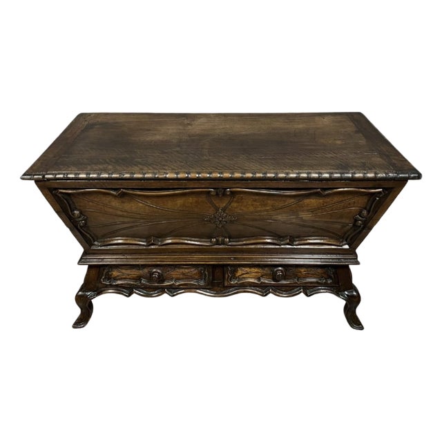 Louis XV Style Dough Kneading Tub in Walnut For Sale