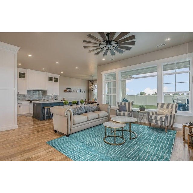 9x12 Green Hand-Knotted Wool Linear Silhouette Geometric Modern Carpet Rug For Sale - Image 4 of 9