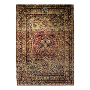 Late 19th Century Kerman Lavar Rug