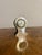 Stunning quality antique silver hallmarked mantle clock, having a quality antique silver mantle clock with a circular...
