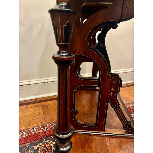 Late 19th Century Victorian Eastlake Console Dressing Table For Sale - Image 15 of 18