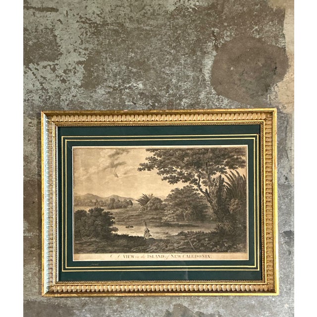 Vintage Framed New Caledonia Island Print For Sale - Image 4 of 12