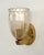 Metal Art Deco Italian Brass and Murano Glass Wall Lights, 1990s, Set of 2 For Sale - Image 7 of 14