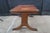 Mid 20th Century Duncan Phyfe Mahogany Tooled Leather Extendable Coffee Table 40-64" For Sale - Image 10 of 13