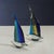 Marisol 2-Piece Assorted Set Decorative Glass Sailboats, 10" For Sale - Image 4 of 8