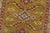 Textile Kazak Runner 2’8” X 9’8” Green Wool Tribal Hand-Knotted Oriental Rug For Sale - Image 7 of 14
