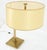 MId Century Modern Solid Bronze or Brass Adjustable Arm Table Lamp w/ Shade MINT For Sale - Image 9 of 12
