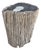 Andrianna Shamaris Abstract High Quality Petrified Wood Side Table For Sale