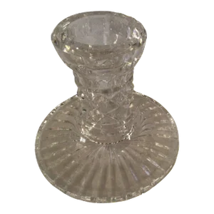 1980s Waterford Crystal Candle Holder