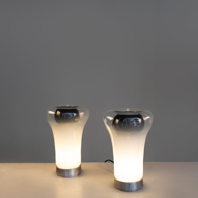 Sappho Table Lamps by Angelo Mangiarotti, Set of 2 For Sale - Image 10 of 10