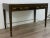Original Retail $4600, stylish Currey & Co. Modern Medium Wood Verona Chanerelle Writing Desk Prototype, brass finished...