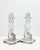 Cambridge Dolphin Fish Clear Glass Candlesticks For Sale In Dallas - Image 6 of 18