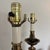 Vintage 1960s Stiffel Neoclassical Style Bronze and Black Enamel Table Lamps - A Pair For Sale - Image 9 of 13