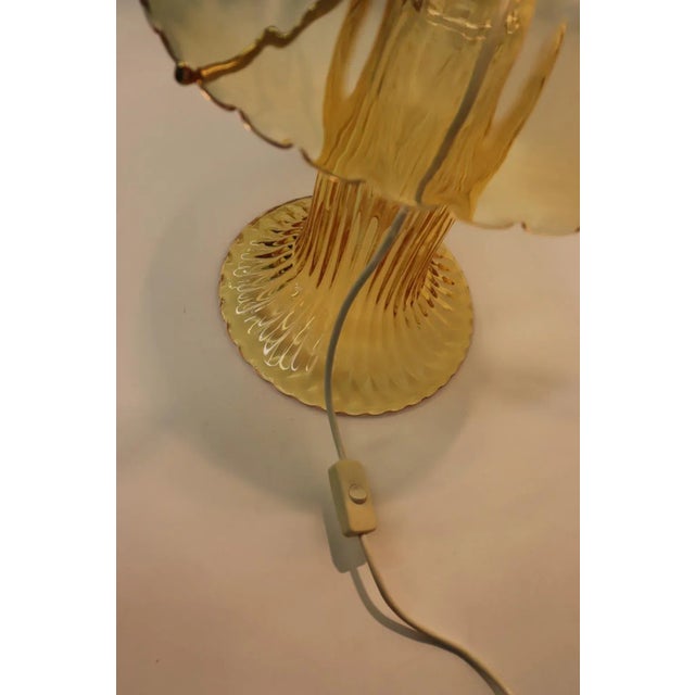 Late 20th Century Mid-Century Modern Murano Glass Table Lamp For Sale - Image 5 of 13