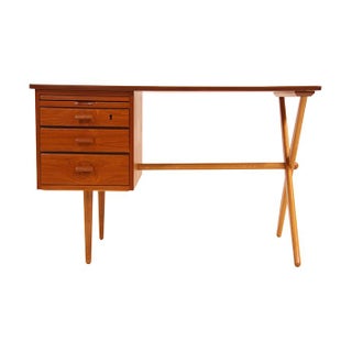 Danish Modern Teak Desk For Sale