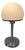 Bauhaus Stainless Steel Table Lamp with Opaline Glass In the style of Tecnolumen / Wagenfeld For Sale