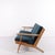 GE-290/3 Three-Seater Sofa in Soap Treated Oak by Hans J. Wegner, 1950s For Sale - Image 11 of 12