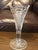 1900s Early American Pressed Glass Trumpet Vase - Star and File Pattern For Sale - Image 9 of 10