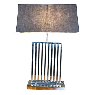 Tabl Lamp in Chrome Metal, 2000s For Sale