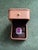 Bochic “Capri” Vintage Emerald Shape Pink Topaz & Tanzanite - 18K Gold & Silver For Sale - Image 12 of 13