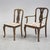French Provincial 20th Century French Provincial Style Set of 6 Vintage Walnut Dining Room Chairs For Sale - Image 3 of 7