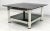 Vintage Italian Aluminum and Glass Coffee Table, 1970s For Sale - Image 6 of 9