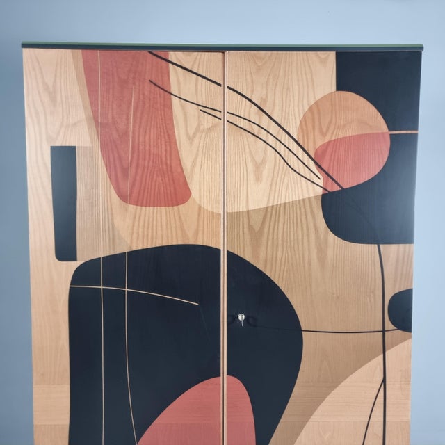 Vintage Wardrobe in Ash, 1970s For Sale - Image 12 of 14