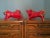 Mid 20th Century Mid-Century Maurice of California Red & Gold Ceramic Bulls- a Pair For Sale - Image 5 of 13
