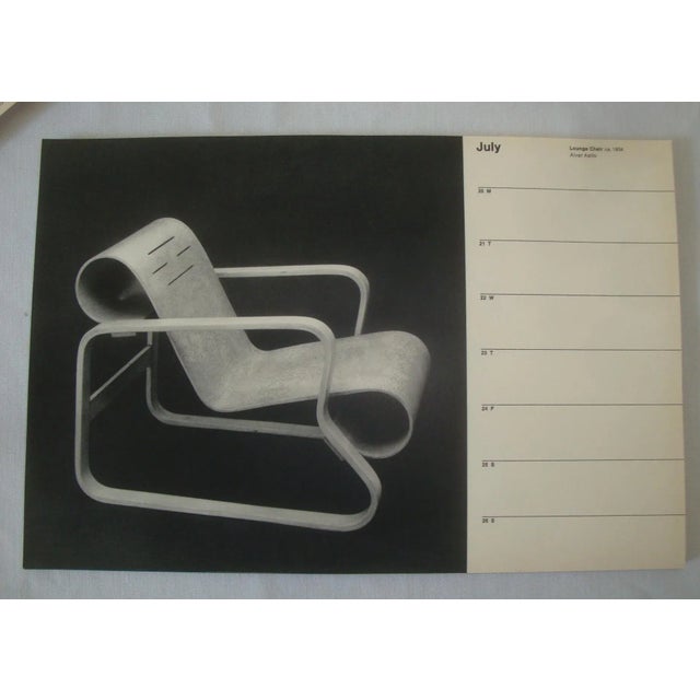 Mid 20th Century 1970 MidCentury Modern Design Lucite Calendar For Sale - Image 5 of 13