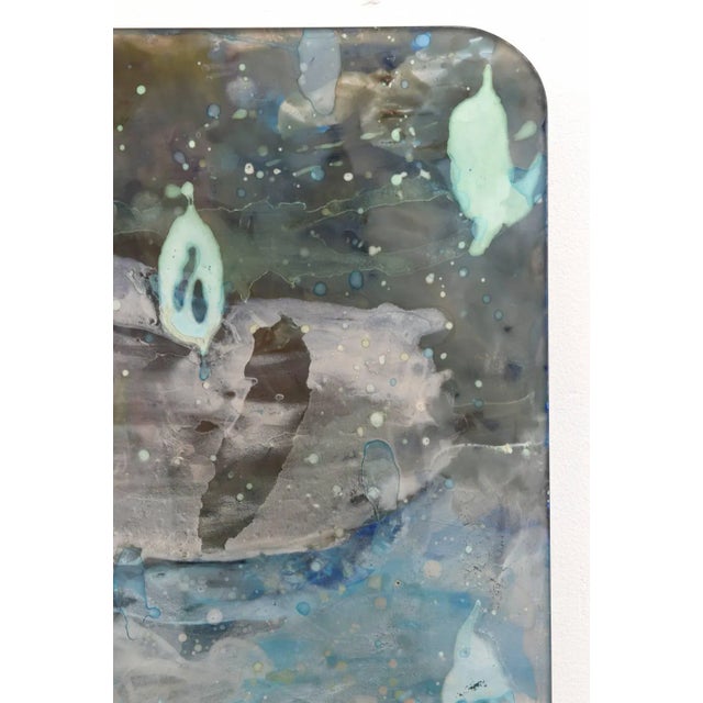 2010s One of a Kind Mixed-Media Signed Painting by Robert Bery Titled "I Love Miracles" For Sale - Image 5 of 8