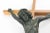 Antique Realistic Wooden Crucifix, France, 1850 For Sale - Image 4 of 10