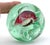 Beautiful vintage Murano hand blown fish in green glass and bubbles Italian art glass paperweight. The piece is created in...
