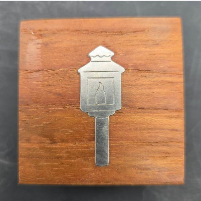 Dansk 1960s Dansk Teak Wood & Pewter Match Boxes, Set of 4 For Sale - Image 4 of 12