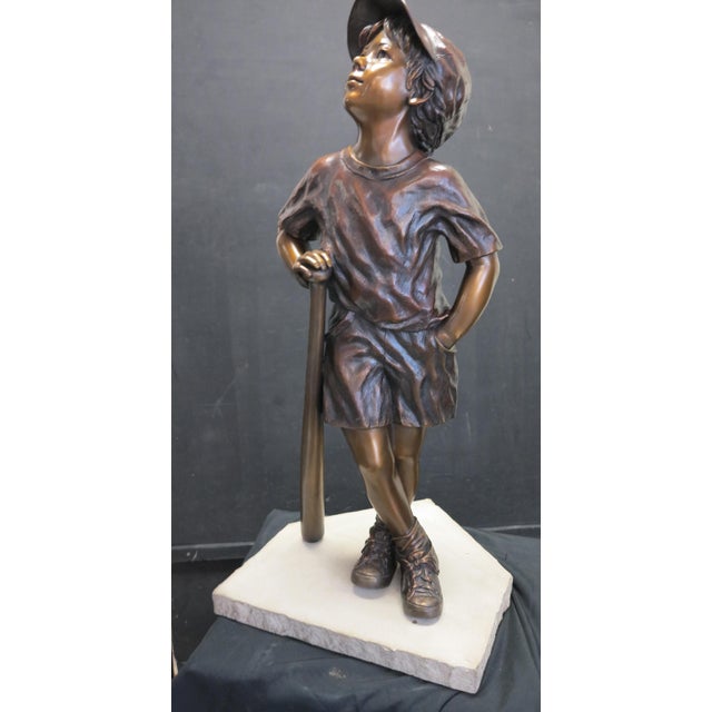 "High Hopes" by Georgene McGonagle Limited Edition Bronze Sculpture Hand signed by the artist Size: 36" Height x 15" Deep...