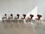 Black Vintage Model 3103 Dining Chairs by Arne Jacobsen for Fritz Hansen, 1960s, Set of 6 For Sale - Image 8 of 18