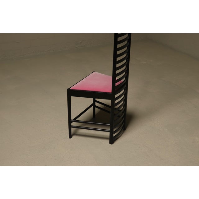 Vintage Hill House 1 Chair by Charles Rennie Mackintosh for Cassina, 1970s For Sale - Image 6 of 12