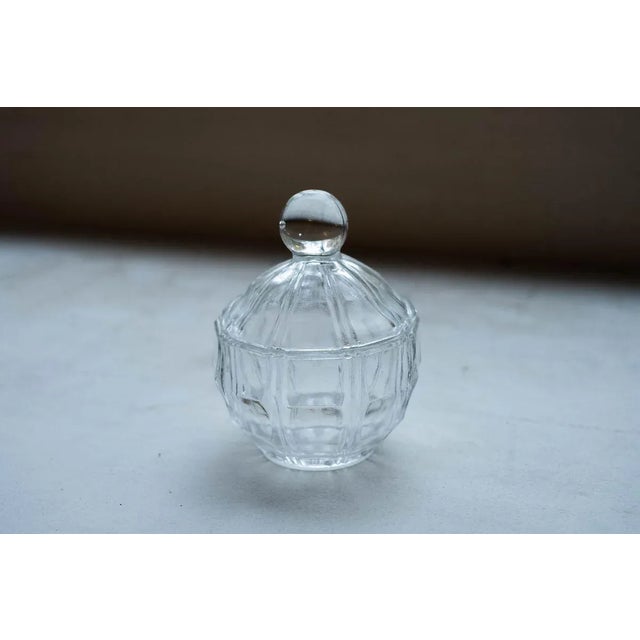 Mid-Century Small Glass Candy Jar For Sale - Image 11 of 13