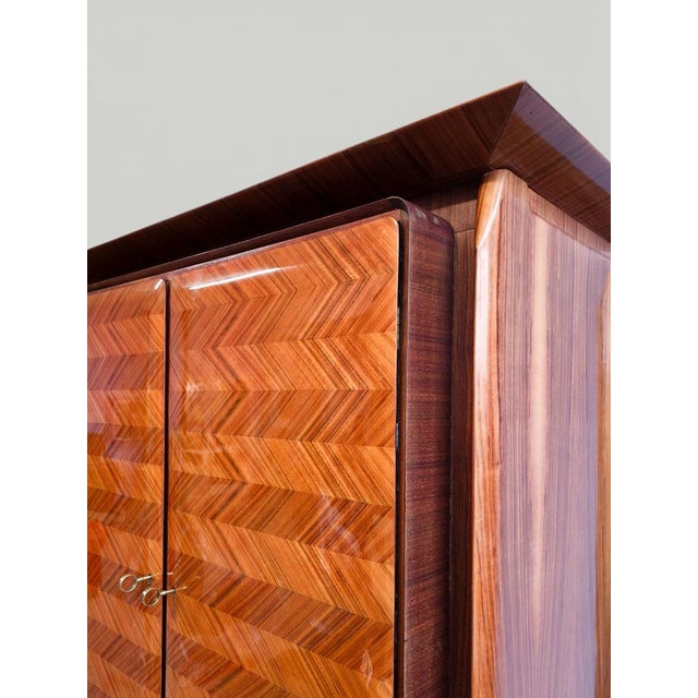 Mid-Cntury Modern Italian Wardrobe in Teak from La Permanente Mobili Cantu, 1950s For Sale - Image 17 of 18