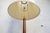 Wood Mid-Century Brass & Polished Wood Floor Lamp from Böhlmarks, Sweden, 1940s For Sale - Image 7 of 12