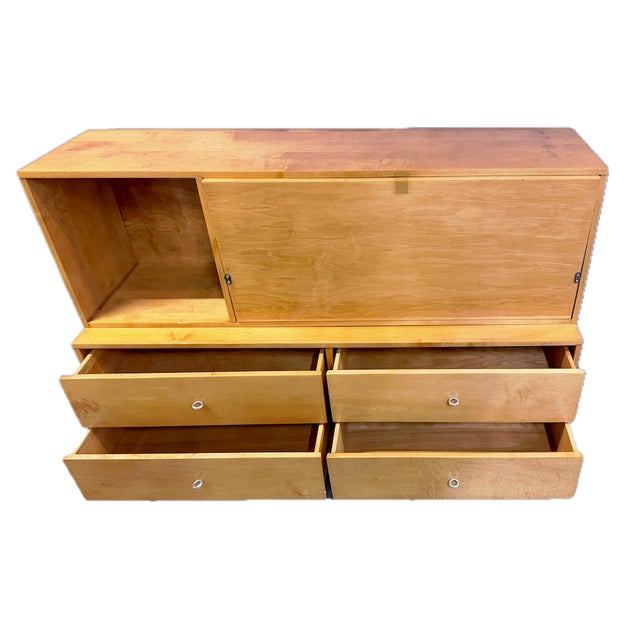 Mid-Century Modern Vintage Mid-Century Modern Secretary Desk For Sale - Image 3 of 17