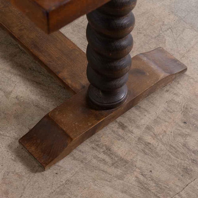 1940s French Carved Wood Rectangular Coffee Table For Sale - Image 12 of 13