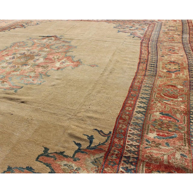 Keivan Woven Arts, E-0702, Ziegler Sultanabad Rug- 9′10″ × 11′5″ For Sale - Image 10 of 11