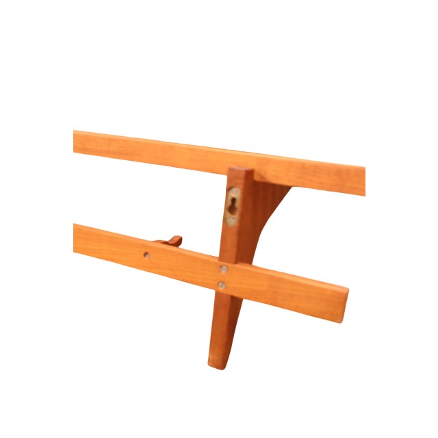 Wood Danish Hat Rack in Teak, 1960s For Sale - Image 7 of 10