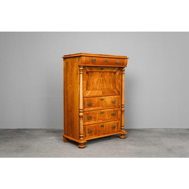 Item: Standing Secretary Period & Style: Gründerzeit - circa 1900 Features - Elaborate and practical piece of furniture...