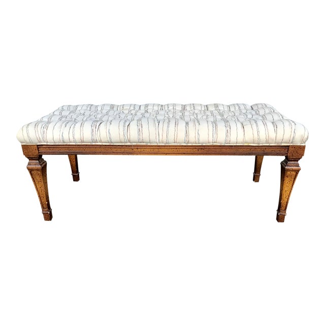 1970s Vintage Bench Seat Chairish